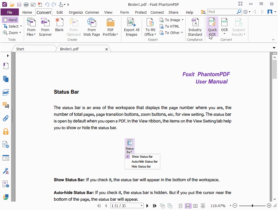 crop pages of pdf foxit reader
